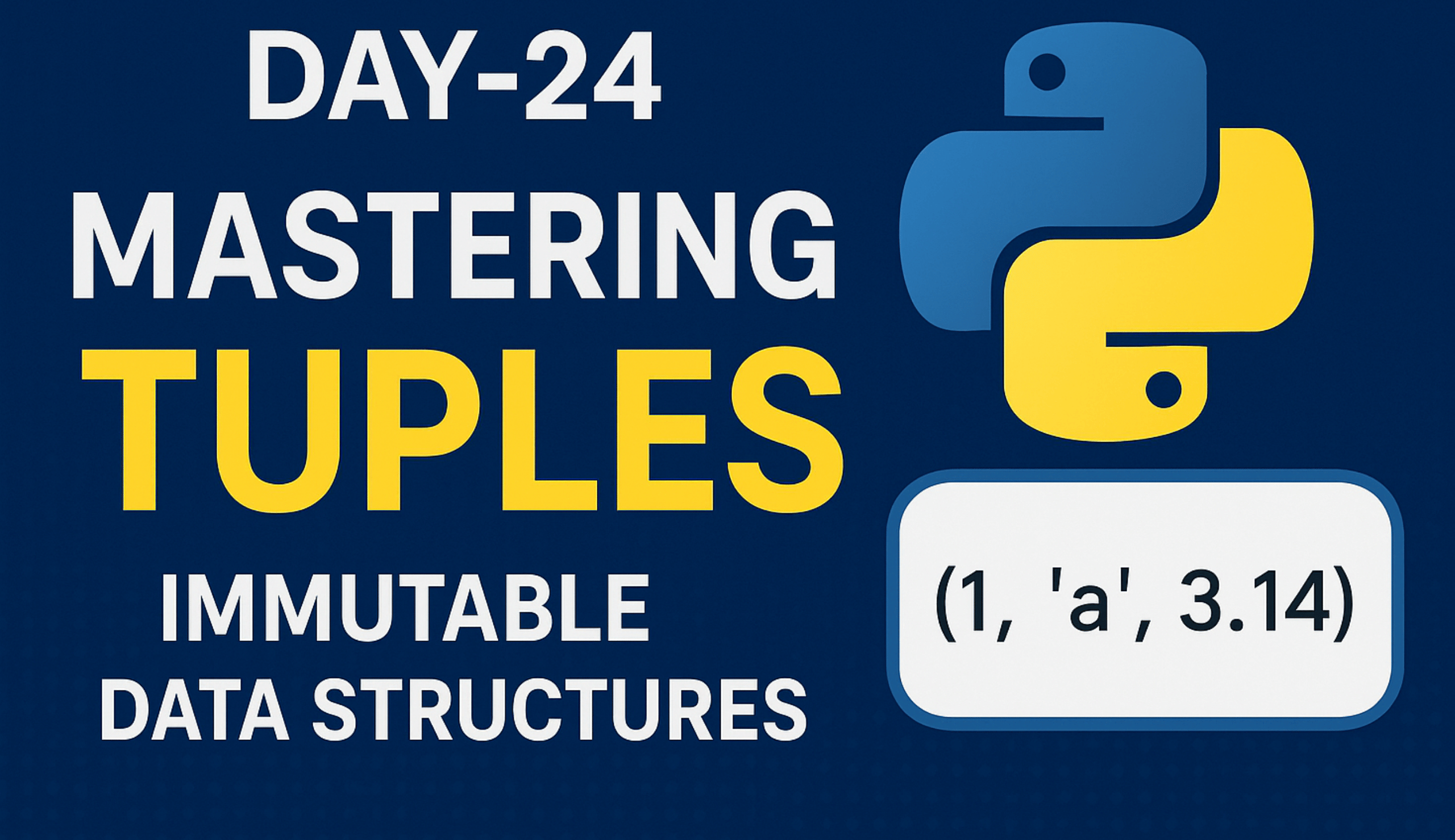 Day-24: Mastering Tuples in Python – Immutable Data Structures