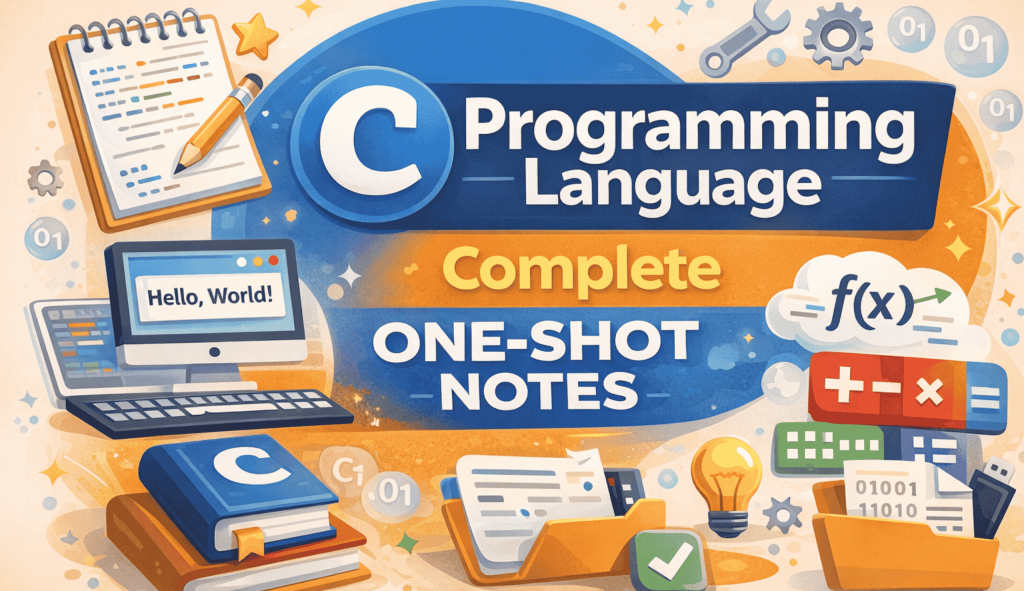 C Programming Language Complete One-Shot Notes